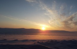 Пока Хакас (ветер) ещё спит.